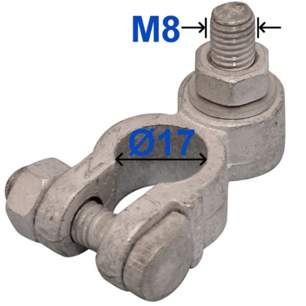 Picture of Battery Terminal | 8mm Lug Type | Neg | Qty: 10